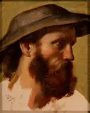 Karl von Blaas, Self-portrait