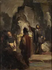 Domenico Morelli, Michelangelo presenting the Pietà