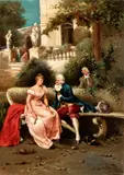 Carlo Passarelli, Eighteenth-century scene