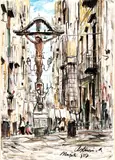 Antonio Asturi, Vecchia Napoli, 1957