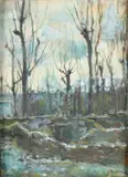 Attilio Pratella, Snowy landscape