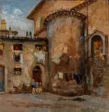 Carlo Alberto Petrucci, View of a village