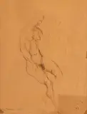 Carlo Barbieri, Female nude, 1936