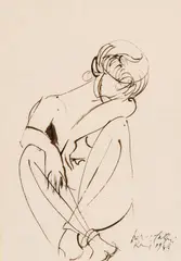 Pericle Fazzini, Female figure, 1948