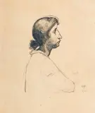 Cipriano Efisio Oppo, Female portrait, 1926