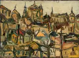 Carlo Caroli, Trinità dei Monti in Rome, Oil on canvas