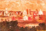 Sunset view on Rome by Carlo Quaglia, offered Jul 2025
