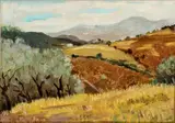Remo Branca, Country landscape, 1975