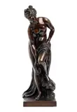 Gabriel Allegrain, Bather, Reddish patina bronze