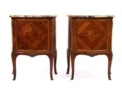 Francois Linke, A pair of French cabinet, with one door on front