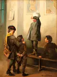 Jean Geoffroy, Copy of the painting A future savant, Copy of the popular