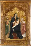 Bicci di Lorenzo, Madonna Enthroned with Child and Saints, Tempera on panel