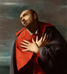Carlo Saraceni, St Carlo Borromeo with his arms crossed over his chest, Questo notevole esempio della produzione matura di Carlo Saraceni