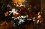 Giovanni Lanfranco, Dormitio Virginis, Oil on canvas