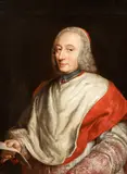 Pompeo Batoni, Ritratto del cardinal Giovanni Francesco Banchieri (1694-1764), Oil on canvas laid on panel