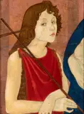 Saint John the Baptist by Alessandro Filipepi detto Sandro Botticelli, Oil on panel, offered Jun 2025
