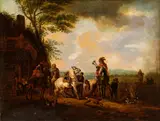 Philips Wouwerman, Hunters at a standstill