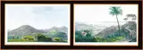 Francesco Zerilli, a) View of the valley of Segesta; b) View of the harbor of Messina. Pair of paintings, The temperas both bear the signature and date in the lower left margin:"F.SCO ZERILLI DIP. IN PALERMO NEL