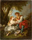 François Boucher, Gallant scene (The Cage)