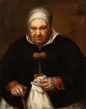Karel van Mander III, Portrait of an elderly nurse, Oil on canvas