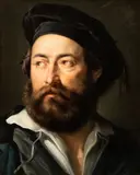 Tommaso De Vivo, Portrait of a Man, The painting bears the signature at lower left: "DE VIVO".