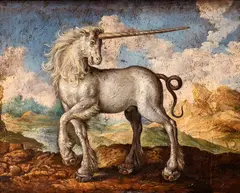 Maerten de Vos, Unicorn, The canvas is an early copy of a painting by Marten De Vos dated