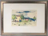 Untitled, multiple on paper by Giovanni Omiccioli, framed, offered May 2025