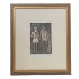 Franco Gentilini, Couple of girls, multiple on paper