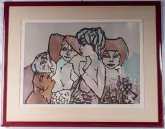 Untitled, multiple on paper by Mino Maccari, offered May 2025