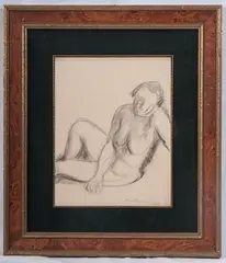 Nude woman by Luigi Montanarini, offered May 2025