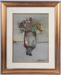 Manlio Bacosi, Vase with flowers