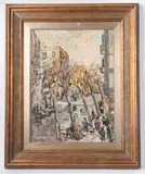 Guido Casciaro, Vomero Road, framed