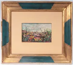 Roman landscape by Giuseppe Bertolini, offered May 2025