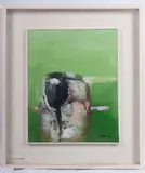 Pino Saturno, Burnt log, in a contemporary frame