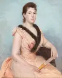 José Frappa, Lady portrait, 1889