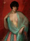 Frigyes Borszéky, Woman with veil