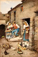 Filippo Indoni, Peasant scene