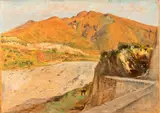 Edoardo Monteforte, Landscape with Monte Somma view