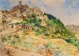 Roberto Raimondi, Genzano landscape, 1938