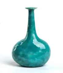 Little green bottle by Guido Gambone, offered May 2025