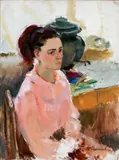 Filippo Yuri Ivanovic, Young lady with samovar