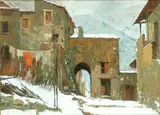 Alfonso Grassi, Snowy landscape