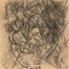 Carlo Carrà, Contrasti, 1911
