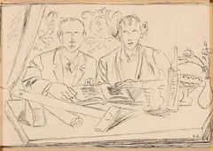 Marito e moglie by Gino Severini, 1943, offered May 2025