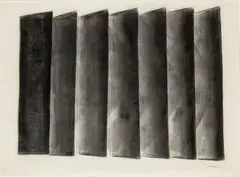 Nedda Guidi, Foglio-superficie o Andamento modulare, 1963