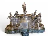 Marcello Mortet, Solid silver Naiadi Fountain, The original Fontana delle Naiadi is located in Rome