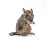 Mario Buccellati, Solid silver mouse, in the shape of a small rodent