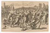 Marcantonio Raimondi, Massacre of the Innocents, Misleading copy in the same direction after Marcantonio. Burin