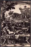 Giorgio Ghisi, Cupid and Psyche, after Giulio Romano, Engraving