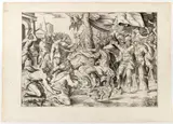 Enea Vico, The Magnanimity of Scipio Africanus, Engraving